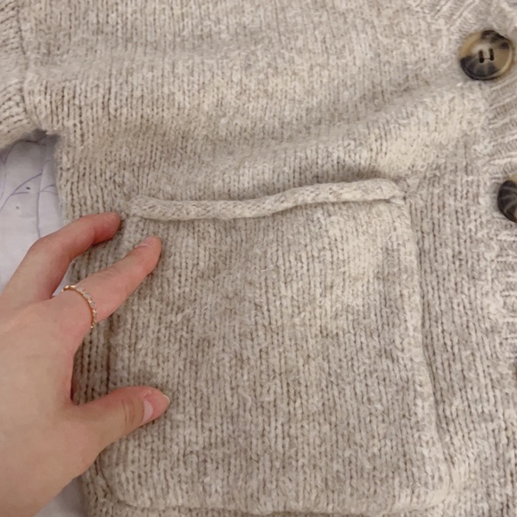 Zara wool cardigan Small 🍮🤎 - Picture 3 of 5